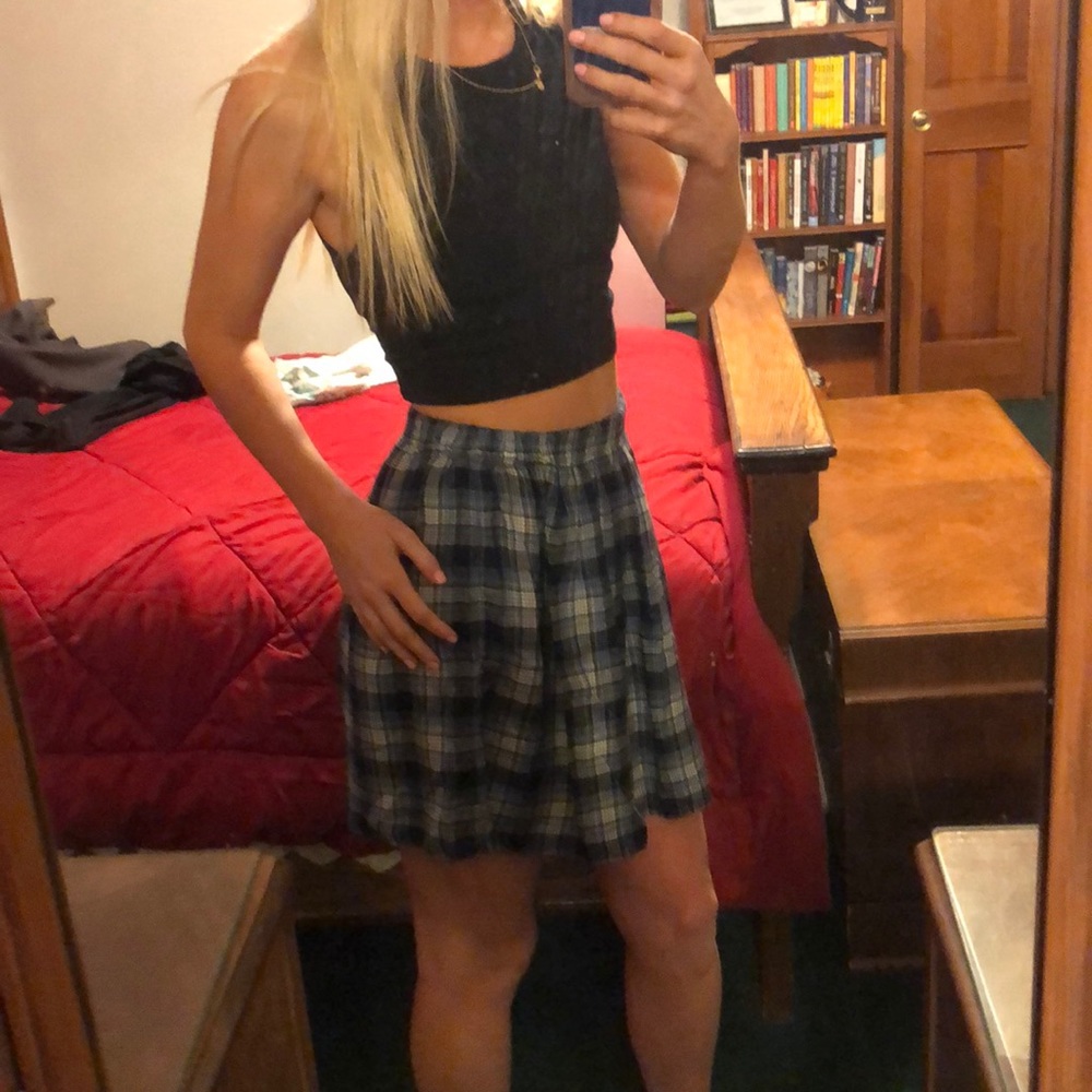 Plaid Mini Skirt